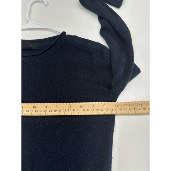 Atmosphere Womens Top Size 4 Navy Blue Long Sleeve Round Neck Knit - Picture 8 of 11